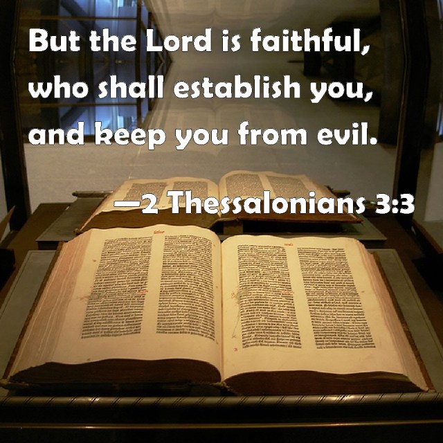 The Lord will establish you